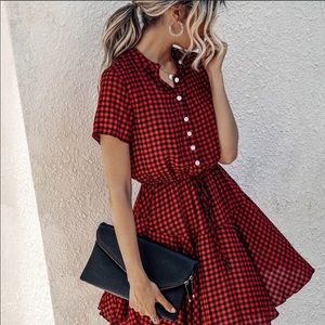 ❤️🖤 Buffalo Plaid Fall Dress ❤️🖤
